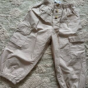 Zara Kids Tan Cargo Pants